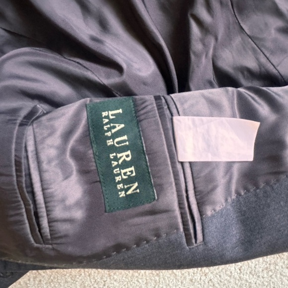 Ralph Lauren Men’s 42 Short Gray 100% Wool Two-Button Blazer Suit Jacket Classic - Picture 2 of 5